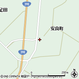 秋田県雄勝郡羽後町足田安良町24周辺の地図