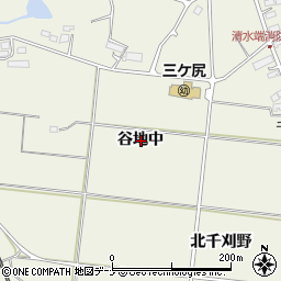 岩手県胆沢郡金ケ崎町三ケ尻谷地中周辺の地図