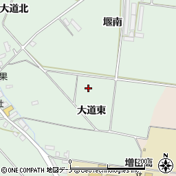 秋田県横手市十文字町仁井田周辺の地図