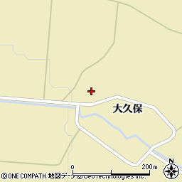 秋田県由利本荘市鳥海町下川内小久保111周辺の地図