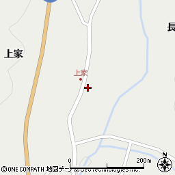 岩手県気仙郡住田町上有住上家8周辺の地図