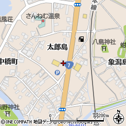 秋田県にかほ市象潟町（太郎島）周辺の地図