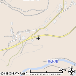 秋田県由利本荘市矢島町荒沢中針ケ岡80周辺の地図