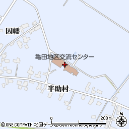 亀田地区交流センター周辺の地図