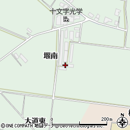 秋田県横手市十文字町仁井田堰南57周辺の地図