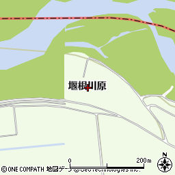 秋田県湯沢市角間堰根川原周辺の地図