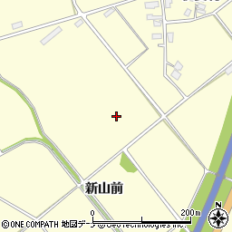秋田県横手市十文字町佐賀会周辺の地図