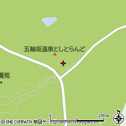 秋田県雄勝郡羽後町足田五輪坂下周辺の地図