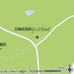 秋田県羽後町（雄勝郡）足田（五輪坂下）周辺の地図