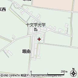 秋田県横手市十文字町仁井田堰南50周辺の地図