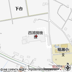 株式会社西浦精機　岩手工場周辺の地図