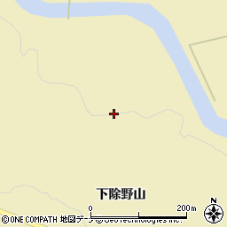 秋田県雄勝郡羽後町軽井沢下足水周辺の地図