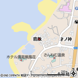 秋田県にかほ市象潟町鷹放周辺の地図
