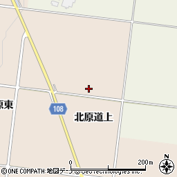 秋田県横手市増田町増田（北原道上）周辺の地図