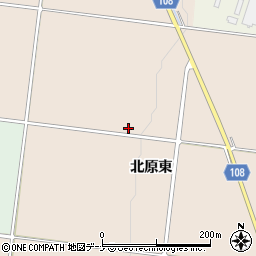 秋田県横手市増田町増田北原東周辺の地図