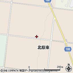 秋田県横手市増田町増田（北原東）周辺の地図