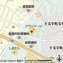 秋田県横手市十文字町仁井田東周辺の地図