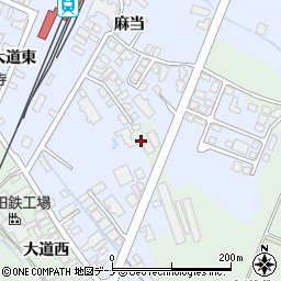 秋田県横手市十文字町仁井田大道北周辺の地図