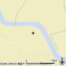 秋田県雄勝郡羽後町軽井沢上足水周辺の地図