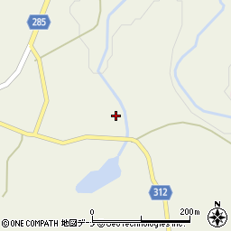 秋田県にかほ市冬師宮ノ下周辺の地図