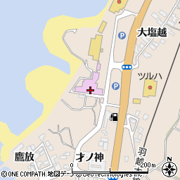 にかほ陣屋　象潟店周辺の地図