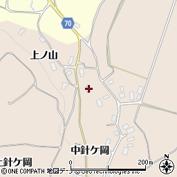 秋田県由利本荘市矢島町荒沢上ノ山4周辺の地図