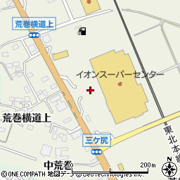 イオンスーパーセンター金ヶ崎店駐車場周辺の地図