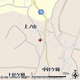 秋田県由利本荘市矢島町荒沢上ノ山13周辺の地図