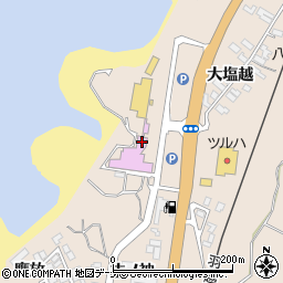 土田水産株式会社　にかほっと店周辺の地図