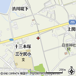 広瀬三ケ尻線周辺の地図