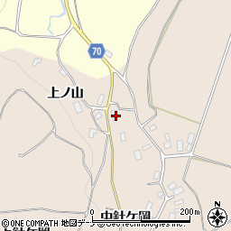秋田県由利本荘市矢島町荒沢上ノ山7周辺の地図