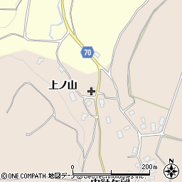 秋田県由利本荘市矢島町荒沢上ノ山11周辺の地図