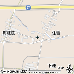 秋田県横手市十文字町鼎住吉39周辺の地図
