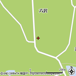 秋田県雄勝郡羽後町足田44周辺の地図