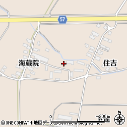 秋田県横手市十文字町鼎住吉42周辺の地図