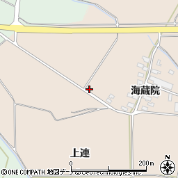 秋田県横手市十文字町鼎海蔵院116周辺の地図