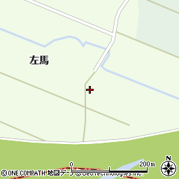 秋田県横手市十文字町睦合源太周辺の地図