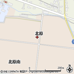 秋田県横手市増田町増田（北原）周辺の地図