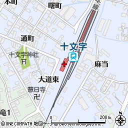 秋田県横手市周辺の地図