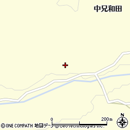 岩手県奥州市江刺米里中兄和田61-3周辺の地図