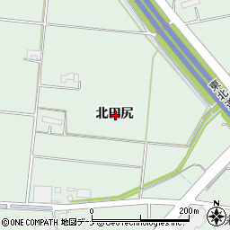 岩手県胆沢郡金ケ崎町西根北田尻周辺の地図