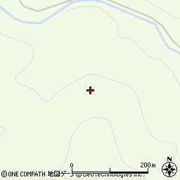 楢の木平公共放牧場周辺の地図