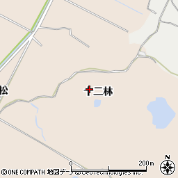 秋田県にかほ市象潟町（十二林）周辺の地図