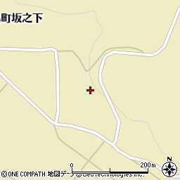 秋田県由利本荘市矢島町坂之下大石原周辺の地図