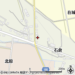秋田県横手市十文字町腕越石倉周辺の地図