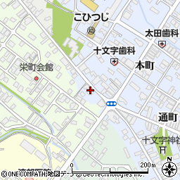 秋田県横手市十文字町十文字88周辺の地図