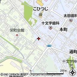 秋田県横手市十文字町十文字86周辺の地図