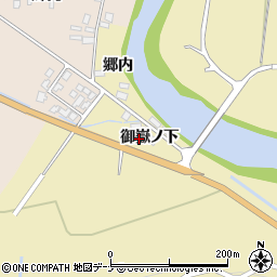 秋田県由利本荘市矢島町坂之下御嶽ノ下29周辺の地図