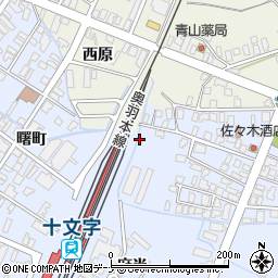 秋田県横手市十文字町下佐吉開周辺の地図
