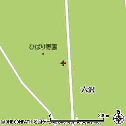 秋田県雄勝郡羽後町足田七窪周辺の地図